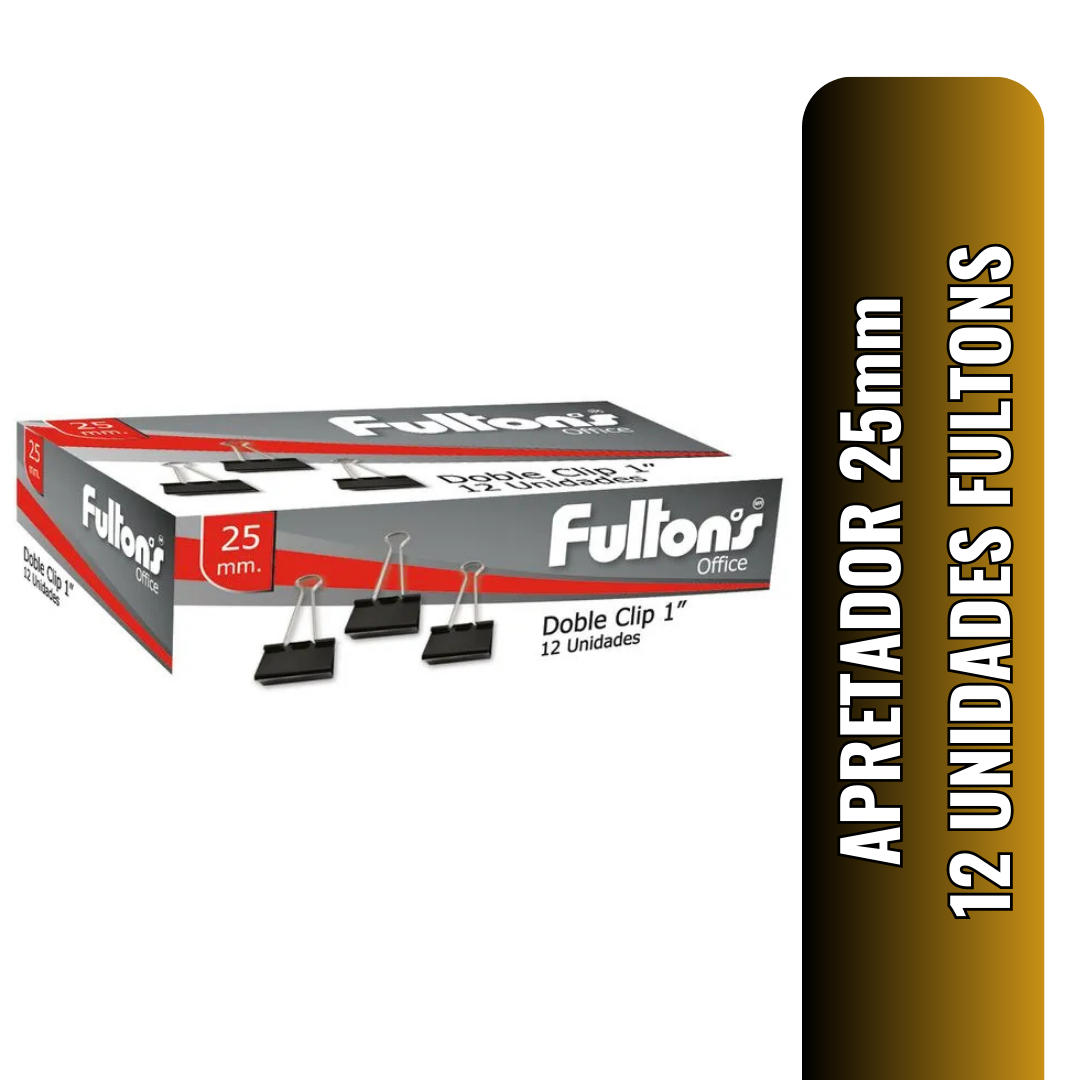 APRETADOR 25mm 12 UNIDADES FULTONS