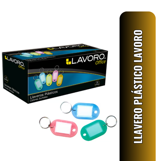 LLAVERO PLASTICO LAVORO