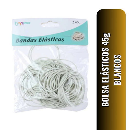 BOLSA ELÁSTICOS 45g BLANCOS