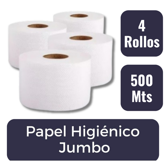 PAPEL HIGIÉNICO JUMBO 4x500 Mts