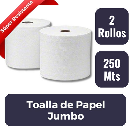 TOALLA JUMBO 2X250 Mts. SUPER RESISTENTE