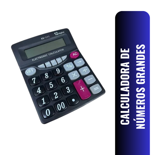 CALCULADORA DE NÚMEROS GRANDES HOGAR Y OFICINA