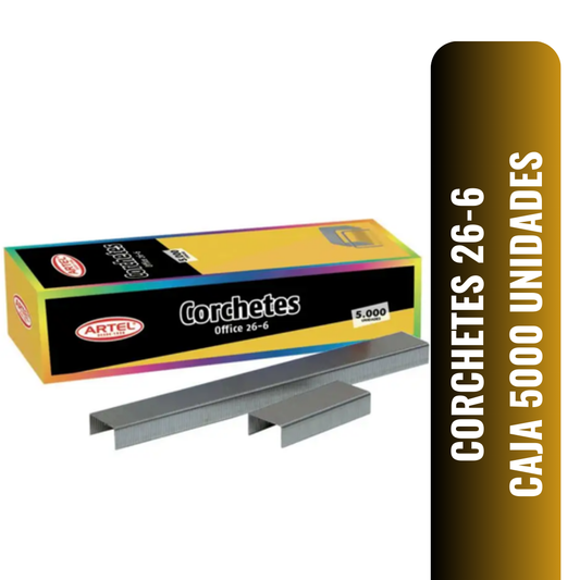 CORCHETES 26-6 ARTEL CAJA 5000